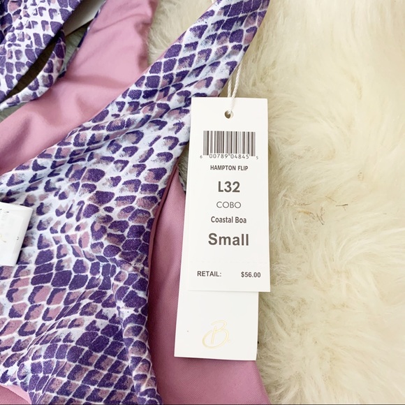 BSwim Coastal Boa Waterfall Snake High Neck Bikini - Picture 6 of 10